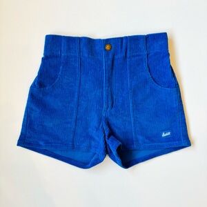 Hammies, 26, Blue 70s Style Corduroy Stretch Short